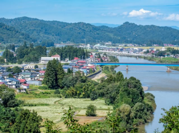 大石田の風景