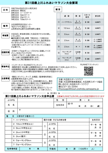 大会要項